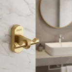Aagna Giza Gold Finish Robe Hook for Bathroom