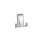 Aagna Raton Silver Robe Hook – Bathroom Cloth & Towel Hanger