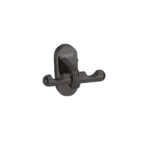 Aagna Giza Matte Black Finish Robe Hook for Bathroom