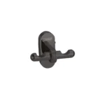 Aagna Giza Matte Black Finish Robe Hook for Bathroom