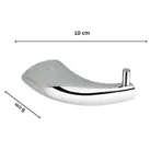 Aagna Rhyno Silver Robe Hook - Image 5