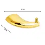 Aagna Rhyno Gold Robe Hook