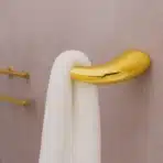 Aagna Rhyno Gold Robe Hook