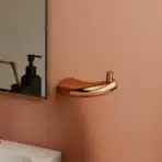 Aagna Rhyno Rose Gold Robe Hook For Bathroom - Image 3