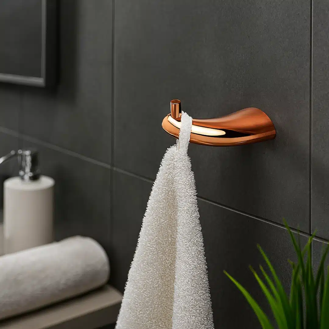 Aagna Rhyno Rose Gold Robe Hook