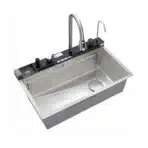 SYLUX Victoria Satin Finish Kitchen Sink With Accessories