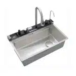 SYLUX Victoria Satin Finish Kitchen Sink With Accessories
