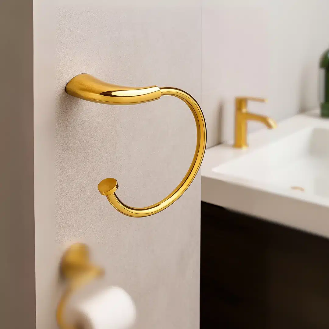 Aagna Rhyno Gold Napkin Ring
