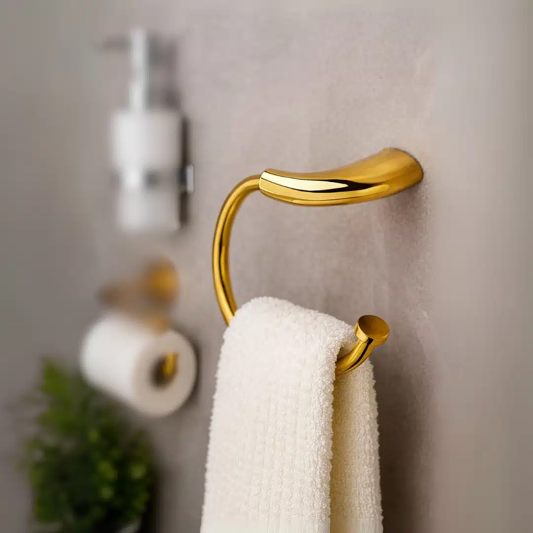 Aagna Rhyno Gold Napkin Ring