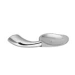 Aagna Rhyno Premium Silver Finish Soap Dish for Bathroom