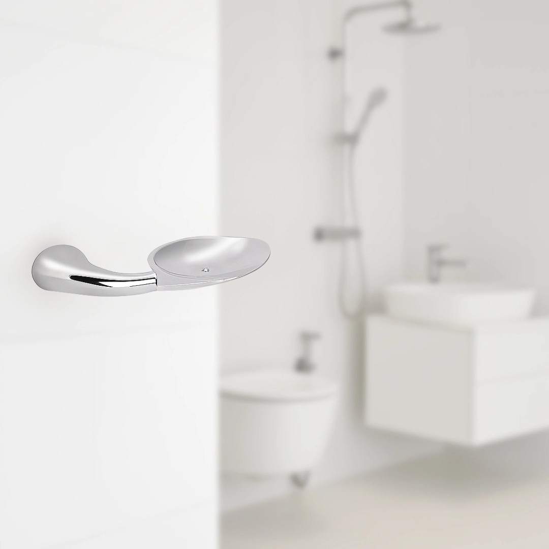Aagna Rhyno Silver Finish Soap Dish