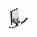 HB Kubix Stainless Steel Robe Hook Silver Finish For Bathroom