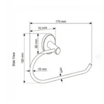 HB Stainless Steel Napkin Ring For Bathroom Passion Series