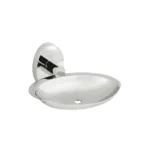 HB Soap Dish Holder Silver Finish Single Wall-Hanging