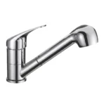 Carysil Kitchen Faucet Atomix Chrome Finish with Pull-Out Sprayer