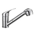 Carysil Kitchen Faucet Atomix Chrome Finish with Pull-Out Sprayer