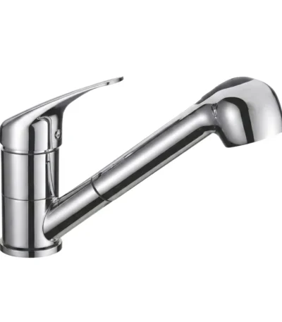 Carysil Kitchen Faucet Atomix Chrome Finish with Pull-Out Sprayer