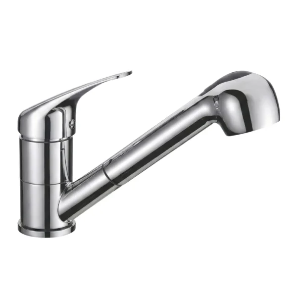 Carysil Kitchen Faucet Atomix Chrome Finish with Pull-Out Sprayer