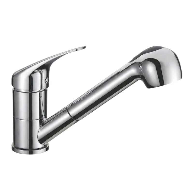 Carysil Kitchen Faucet Atomix Chrome Finish with Pull-Out Sprayer
