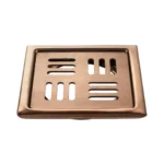 Bathroom Drain Cover Modern Rose Gold Finish
