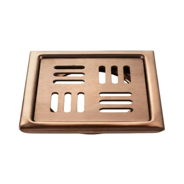 Bathroom Drain Cover Modern Rose Gold Finish