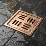 Bathroom Drain Cover Modern Rose Gold Finish