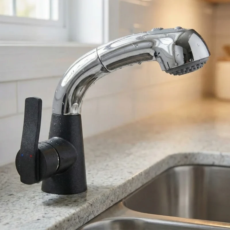 Carysil Kitchen Faucet Chrome & Nera ALA01507