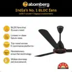Atomberg Erica BLDC Smart Ceiling Fan Midnight Black