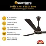 Low Noise 5-Star Fan | Atomberg Erica Meta Blaze Brown