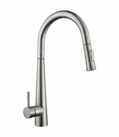 Carysil Kitchen Faucet Inox 100 Matte With Pull-Out Sprayer
