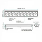 Shower Drain | VISTA Modern Bathroom