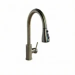 Carysil Kitchen Faucet Swan SS Inox Pull Out in Yellow Gold