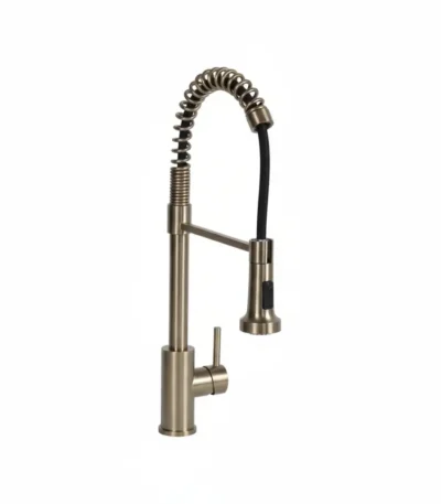 Carysil Kitchen Faucet Maximus SS Inox Yellow Gold Pull Out