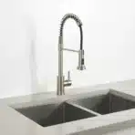 Carysil Kitchen Faucet Maximus SS Inox Yellow Gold Pull Out