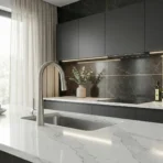 Carysil Kitchen Faucet Inox 100 Matte With Pull-Out Sprayer