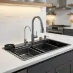 Carysil Rinser Glass Kitchen Sink Attachment Matt Black