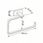 HB Napkin Ring Zed Premium Stainless Steel Finish