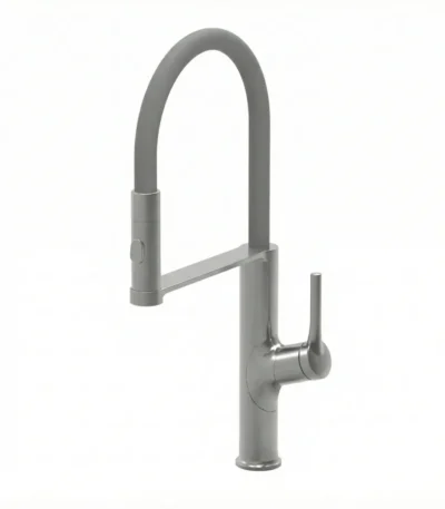 Carysil Premium Grey Kitchen Faucet Easy Hot & Cold Control