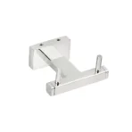 HB Wall Mounted Robe Hook Zed Bathroom Silver Finish