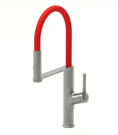 Carysil Red Kitchen Faucet: Stylish Hot Cold Ala1511