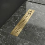 Bathroom Shower Drainer | VISTA Gold Finish