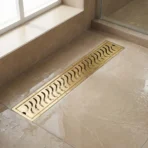 Bathroom Shower Drainer | VISTA Gold Finish