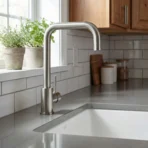 Carysil Kitchen Faucet with Hot & Cold Mixer ASL 2201 Satin Finish