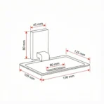 Stylish Stainless Steel Soap Dish for Bathroom