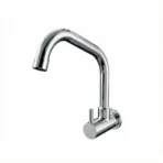Carysil Wall-Mounted Style Kitchen Faucet : WMF-02 Chrome Sleek