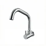 Carysil Wall-Mounted Style Kitchen Faucet : WMF-02 Chrome Sleek