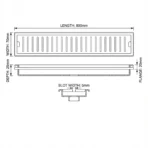 VISTA Shower Drainer For Bathroom
