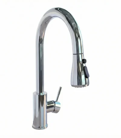 Carysil Kitchen Faucet Maximus Chrome with Pull-Down Sprayer