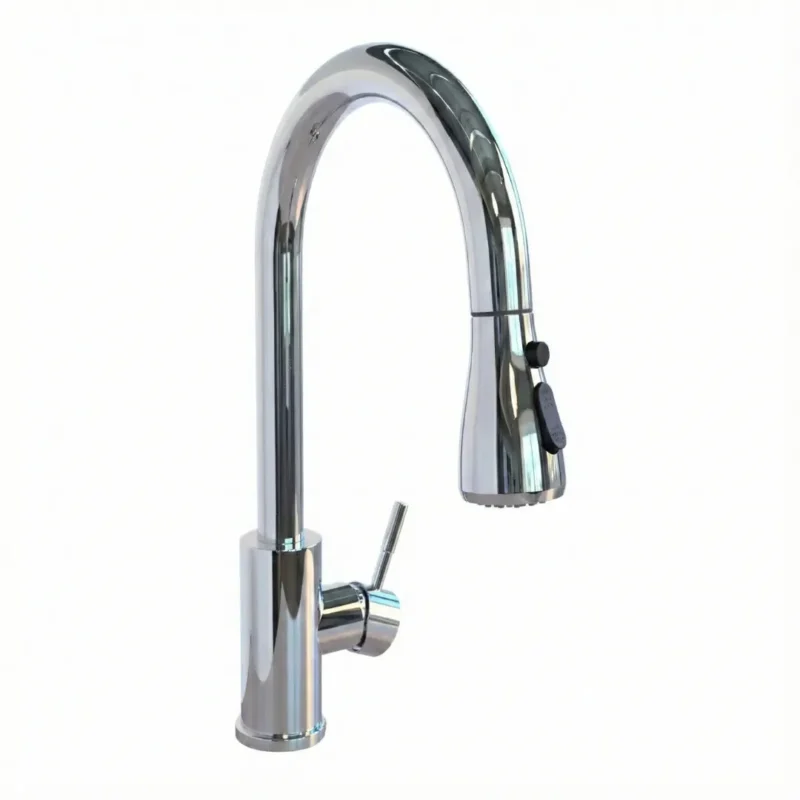 Carysil Kitchen Faucet Maximus Chrome with Pull-Down Sprayer