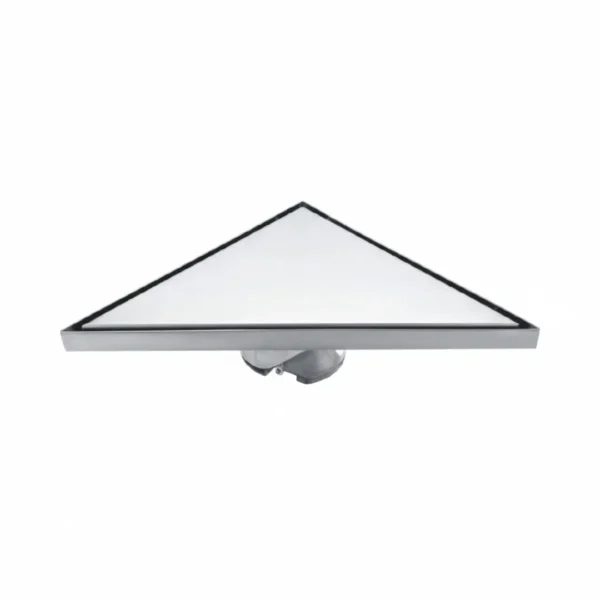VISTA Modern Triangular Floor Drainer for Bathroom Corners